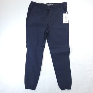 Projek Raw Men's Large Tech Jogger Pants Stretch Navy Blue NWT